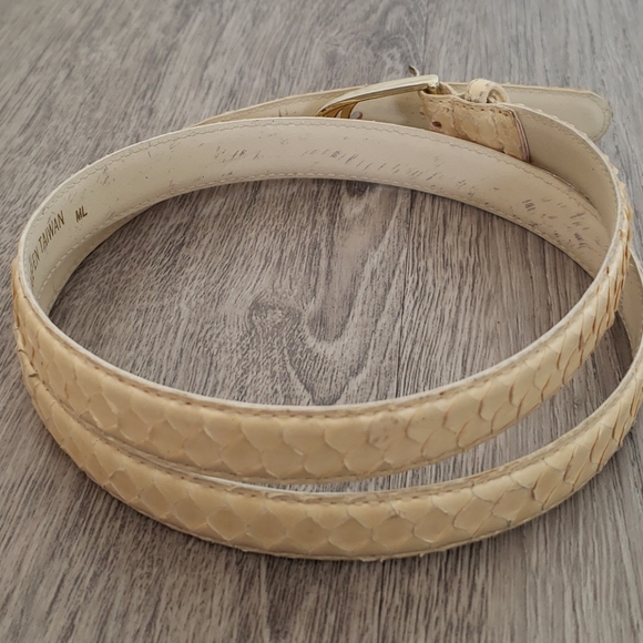 Vintage Reptile Finish Belt 30" to 35" - Picture 8 of 11